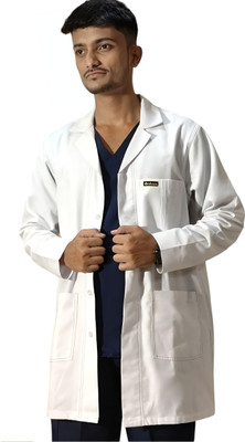 indicare health sciences Lab Coat(Cotton Polyester Blend)