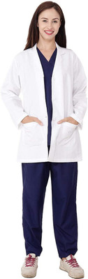 Rank Lab Coat(Cotton Polyester Blend)
