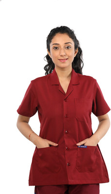 Medilinen Solutions Lab Coat(Cotton Polyester Blend)
