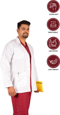 Kunti Uniforms Lab Coat(Poly Cotton)