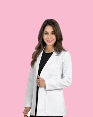 MAA AMBEY ENTERPRISES Lab Coat(Cotton Polyester Blend)