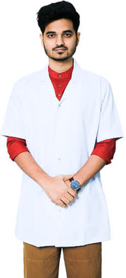 DieHeart Lab Coat(Cotton Polyester Blend)