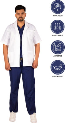 Kunti Uniforms Lab Coat(Poly Cotton)