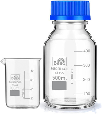 Bello 600 ml Flat Beaker(Pack of 2)