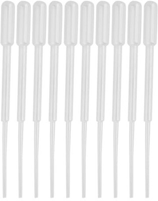 Kambojtraders Graduated Pipettes 0.5/3ml Plastic Dropper, Ink Filler, Transfer Tube Laboratory Dropper Bottle(Plastic 3 ml Pack of50)