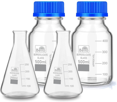Bello 1500 ml Flat Beaker(Pack of 4)