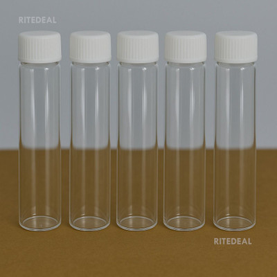 RITEDEAL 10ML vial for pharma pills chemical lab sample essential oil seeds gifts storage Laboratory Dropper Bottle(Borosilicate Glass 10 ml Pack of20)