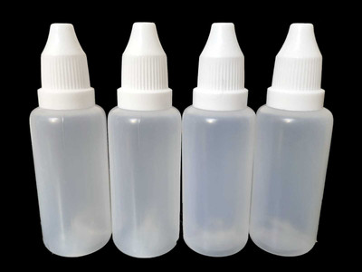 FAME IN CITY 30 ML TRANSPARENT DROPPER Laboratory Dropper Bottle(Plastic 30 ml Pack of12)