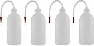 LabHouse Low Density Polyethylene Wash Bottle 250ML with unbreakable tube Laboratory Dropper Bottle(Plastic 250 ml Pack of4)