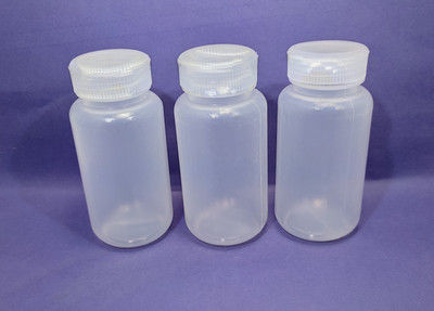 moolenterprises Polypropylene Reagent Bottles wide Mouth pack of 3 Laboratory Dropper Bottle(Plastic 250 ml Pack of3)