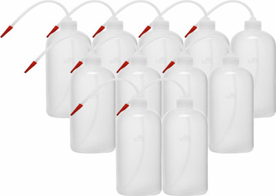 Bello Polypropylene Wash Bottle 50ml-12pcs for lab laboratory chemistry Laboratory Dropper Bottle(Plastic 500 ml Pack of12)