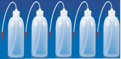 Apex Labs Wash Bottle 500 ML Laboratory Dropper Bottle(Plastic 500 ml Pack of5)
