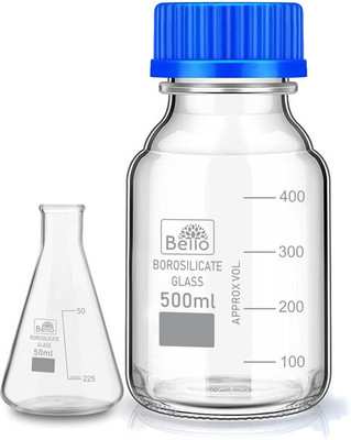 Bello 550 ml Flat Beaker(Pack of 2)