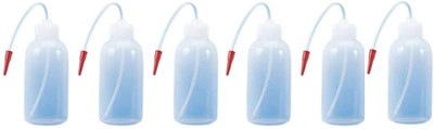 Comet Wash Bottle Plastic Tattoo Water Squirt Bottle Squeeze Diffuser Food Dispensers Laboratory Dropper Bottle(Plastic 250 ml Pack of6)