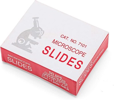 Labzee Microscopic Slide 25x 75 MM Pack of 50 PCS Microscope Slide Box