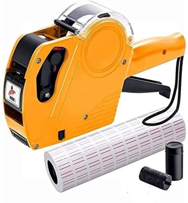 jyy Price Labeller MX5500 Rate Printer Label Gun 8 Digits 1pc machine 10pc roll Label Stamping Machine(Automatic)