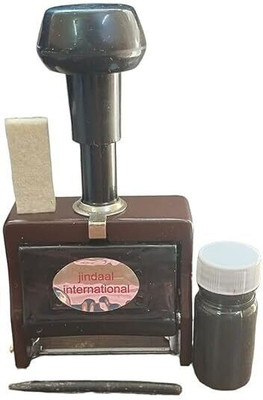 JINDAAL International 8 Digit Serial Hand Automatic Paper numbering Machine Label Stamping Machine(Automatic)