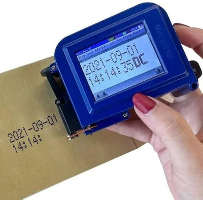 dinojames Mini Inkjet Batch Coding Machine (Free Accessories ) Label Stamping Machine(Automatic)