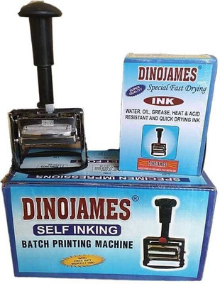 dinojames Batch coding Machine Label Stamping Machine(Semi Automatic)
