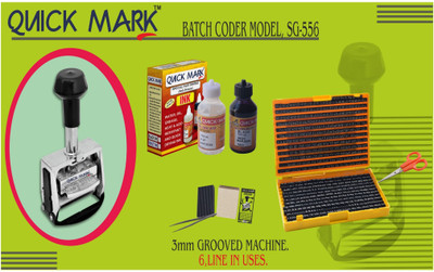 QUICK MARK SG-556 GROOVED Label Stamping Machine(Manual)