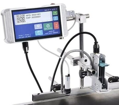 universalseal High-Speed Thermal Inkjet Printer for Coding Machine Label Stamping Machine(Manual)
