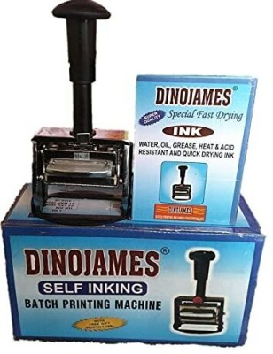 dinojames Batch Coding Machine Size-3mm ,30*60 Label Stamping Machine(Semi Automatic)