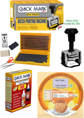 QUICK MARK SG.356 Heavy Duty. Label Stamping Machine(Semi Automatic)