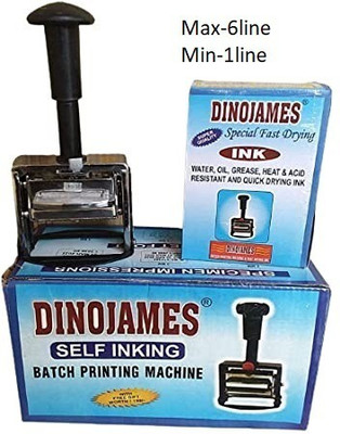 dinojames Batch Coder Label Stamping Machine(Manual)