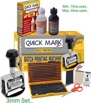 QUICK MARK SG.556 Heavy duty Label Stamping Machine(Semi Automatic)