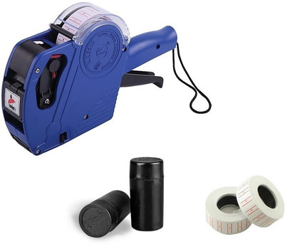 dinojames Price Labeler mx5500 with 2pc paper roll & 1pc ink roll Extra Label Stamping Machine(Automatic)