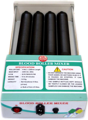 Rawal Blood Mixer Roller for Mixing Tube, 4 x 230mm, Speed: 30 RPM General Purpose