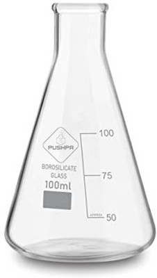 Pushpa Erlenmeyer Flask(100 ml, Pack of 1)