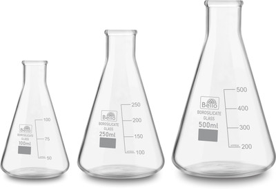 Bello Erlenmeyer Flask(500 ml, Pack of 3)