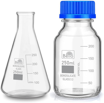Bello Erlenmeyer Flask(500 ml, Pack of 2)