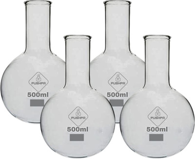 Pushpa Boiling Flask(500 ml, Pack of 4)