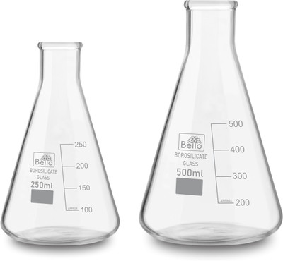 Bello Erlenmeyer Flask(500 ml, Pack of 2)