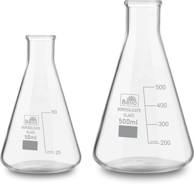 Bello Erlenmeyer Flask(500 ml, Pack of 2)