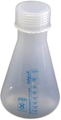 polylab Erlenmeyer Flask(500 ml, Pack of 2)