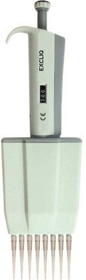 EXCLIQ Multi Channel Manual Laboratory Pipette(10 microliter)