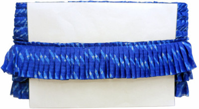 KURLZ K_505177_R-Blue 2 inch Super Net Frill For Ladoo Gopal Poshak, Dupatta, DIY Craft |Size: 9 Yards Lace Reel(Pack of 1)