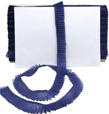 Woven Lace K-224043-NBlue-1 1 Inch Net Frill Lace For Dupatta, Saree. Ladoo Gopal Poshak, DIY|Size: 20 Yards Lace Reel(Pack of 1)