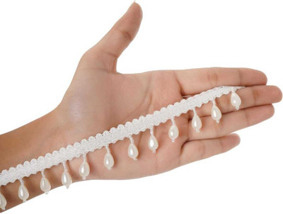 Himank Traders White Bullet Lace Reel(Pack of 1)