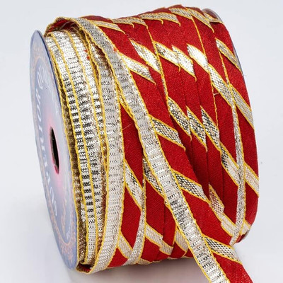 MARUTI KRUPA ENTERPRISE NEW RED JAIPURI 9 METER LACE BORDER Lace Reel(Pack of 1)