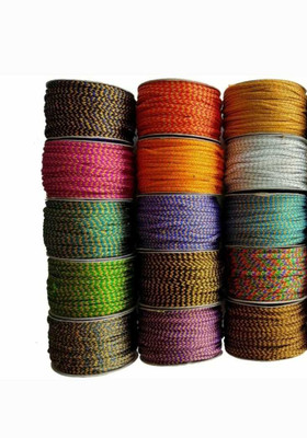 PLANET WORLD Multicolour Dori used in Art,Craft also used Blouse Hanging (Pack of 10X10 mtr) Multicolour Dori used in Art &Craft also used Blouse Hanging (Pack of 10X10mtr) Lace Reel(Pack of 10)
