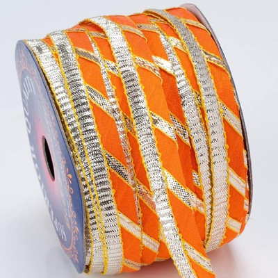 MARUTI KRUPA ENTERPRISE NEW ORANGE JAIPURI 9 METER LACE BORDER Lace Reel(Pack of 1)