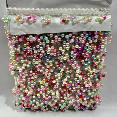 KALKA TRADERS Beautiful multicolour embroidery lace Lace Reel(Pack of 1)