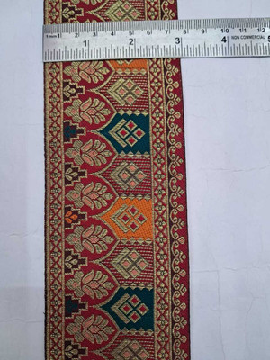 Varni saree Lace Fall Border 3inch & 9Mtr Multicolor Lace for Saree. Lace Reel(Pack of 1)