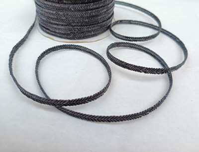 Swag Enterprises EMB-BLACK-16MTR Fancy Embroidery Border Lace Lace Reel(Pack of 1)