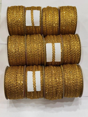 JAY MAJISA Luxurious Lace for Home Décor Elegant Lace Trim Luxurious Lace for Home Décor Elegant Lace Trim Lace Reel(Pack of 12)