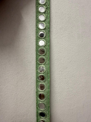 yagnikenterprise Lite Green Mirror Lace Lace Reel(Pack of 1)